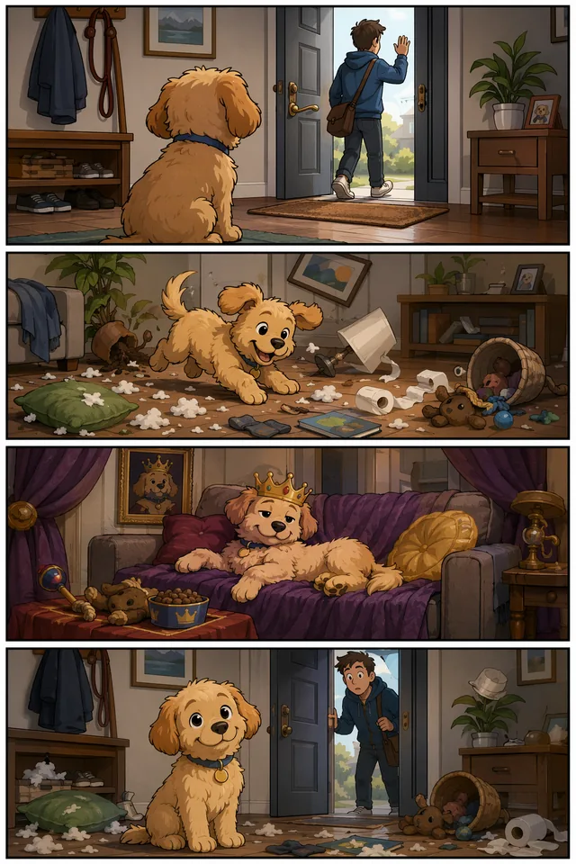 GPT Image 2 four panel comic example