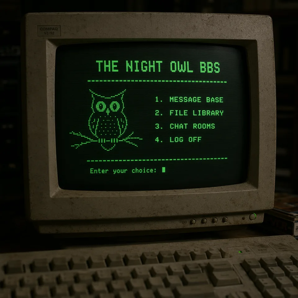 GPT Image 2 retro terminal screen example